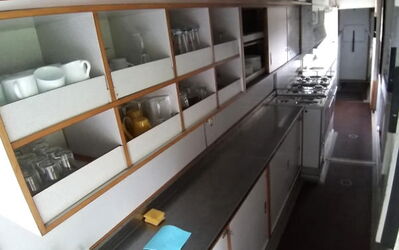 Speisewagen gross, Reisezugwagen historisch - WFL Wedler Franz Logistik